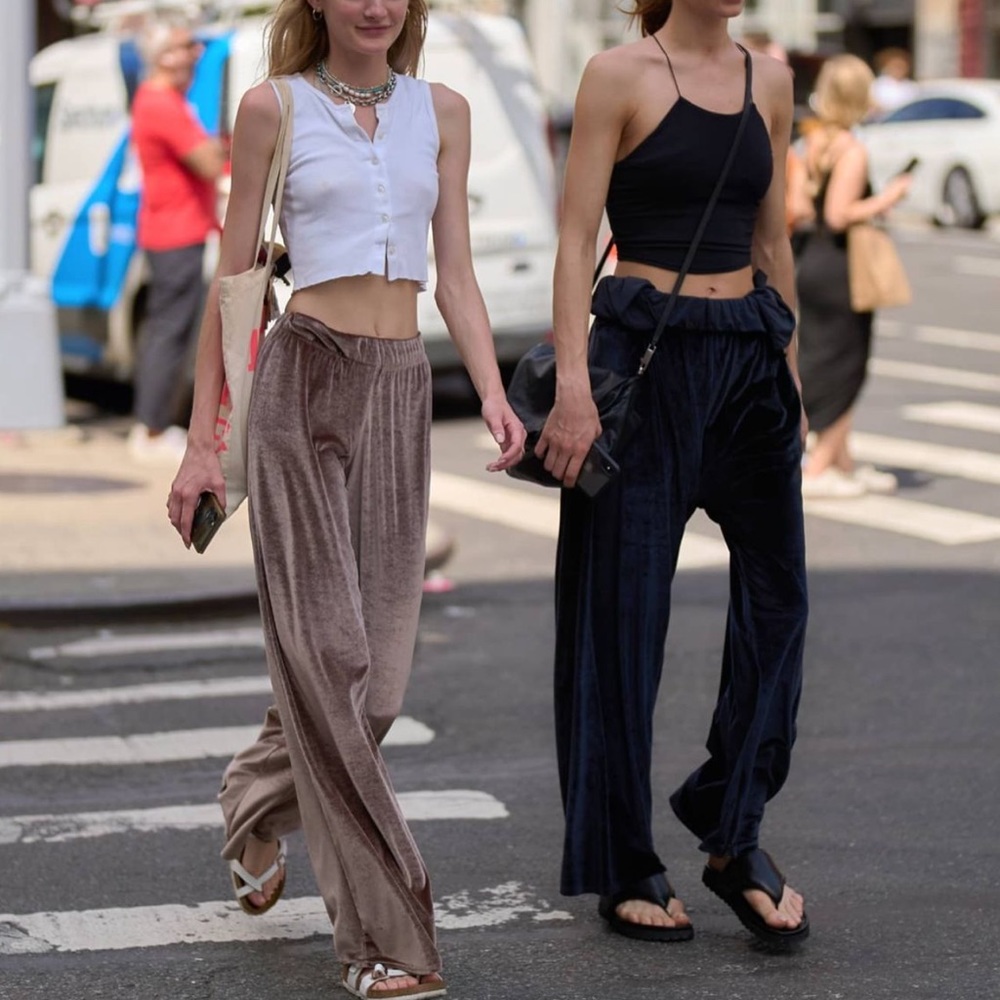 Vetements dropped crouch pants